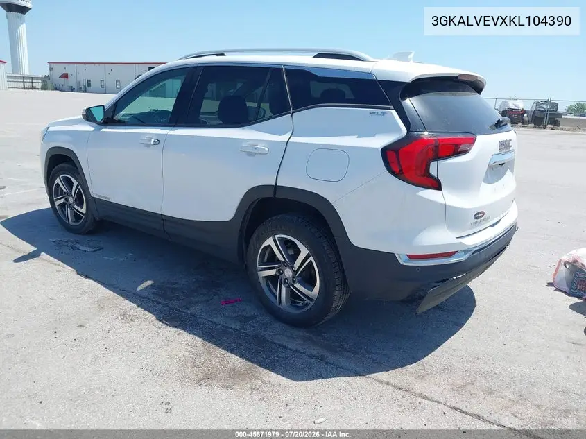2019 GMC Terrain Slt VIN: 3GKALVEVXKL104390 Lot: 45671979