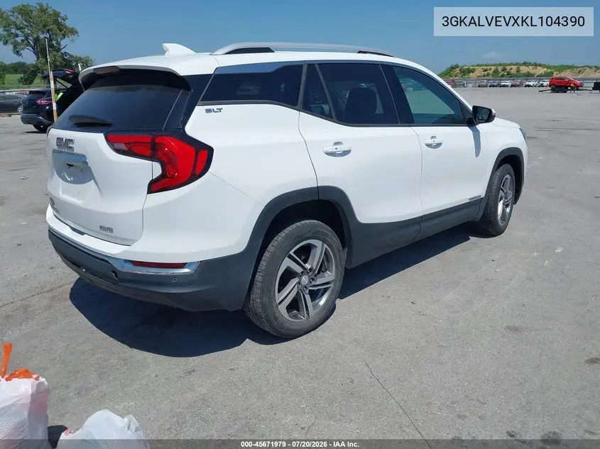 2019 GMC Terrain Slt VIN: 3GKALVEVXKL104390 Lot: 45671979