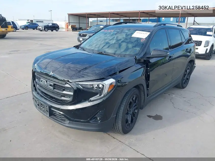 2020 GMC Terrain Fwd Slt VIN: 3GKALPEV1LL258452 Lot: 45182129