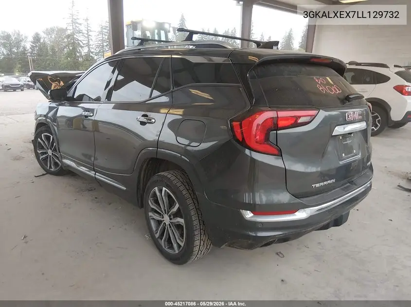2020 GMC Terrain Awd Denali VIN: 3GKALXEX7LL129732 Lot: 45217086