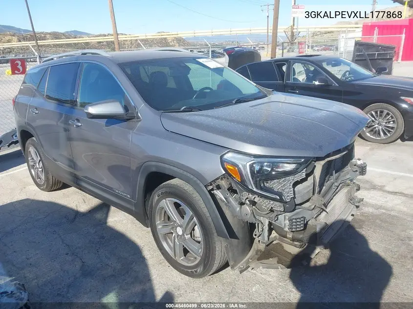 2020 GMC Terrain Fwd Slt VIN: 3GKALPEVXLL177868 Lot: 45460499