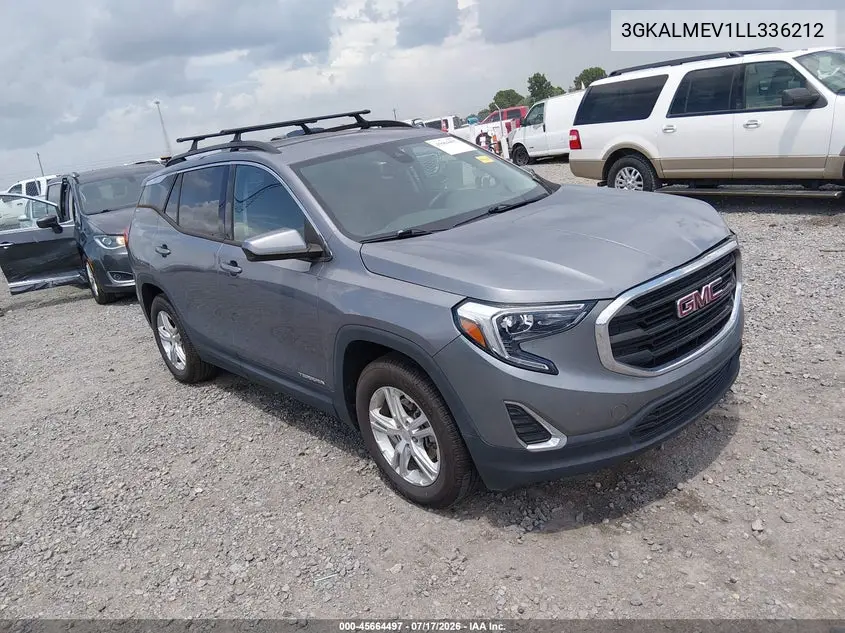 2020 GMC Terrain Fwd Sle VIN: 3GKALMEV1LL336212 Lot: 45664497