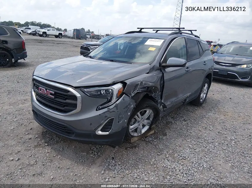 2020 GMC Terrain Fwd Sle VIN: 3GKALMEV1LL336212 Lot: 45664497