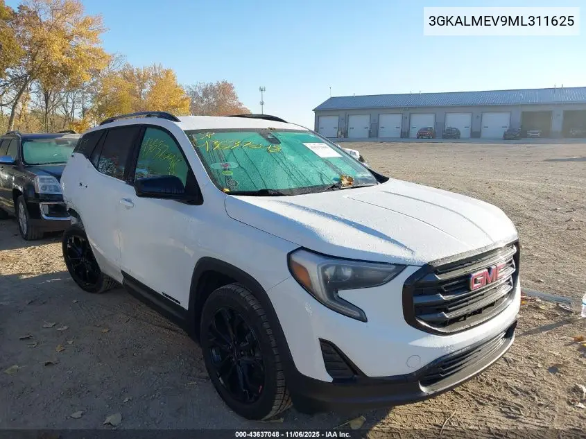 3GKALMEV9ML311625 2021 GMC Terrain Fwd Sle