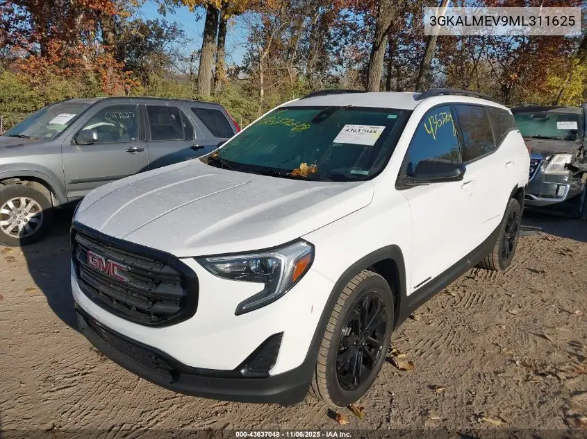 3GKALMEV9ML311625 2021 GMC Terrain Fwd Sle