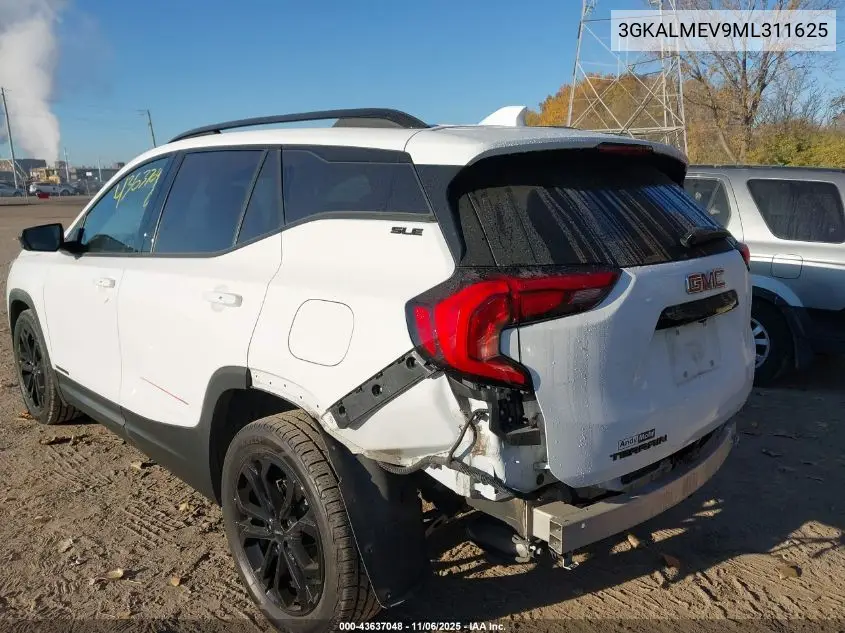 3GKALMEV9ML311625 2021 GMC Terrain Fwd Sle