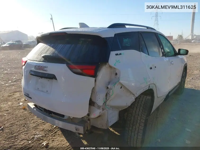 3GKALMEV9ML311625 2021 GMC Terrain Fwd Sle