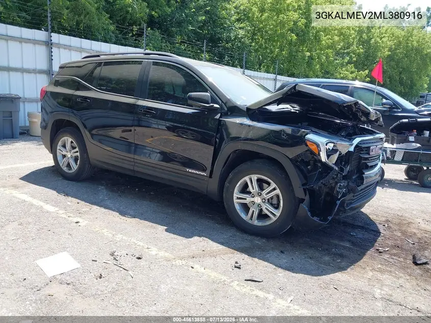 2021 GMC Terrain Fwd Sle VIN: 3GKALMEV2ML380916 Lot: 45613858