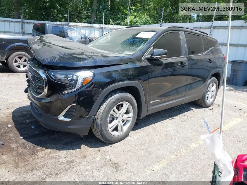 2021 GMC Terrain Fwd Sle VIN: 3GKALMEV2ML380916 Lot: 45613858