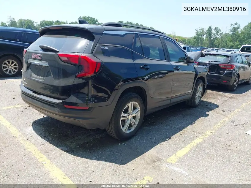 2021 GMC Terrain Fwd Sle VIN: 3GKALMEV2ML380916 Lot: 45613858