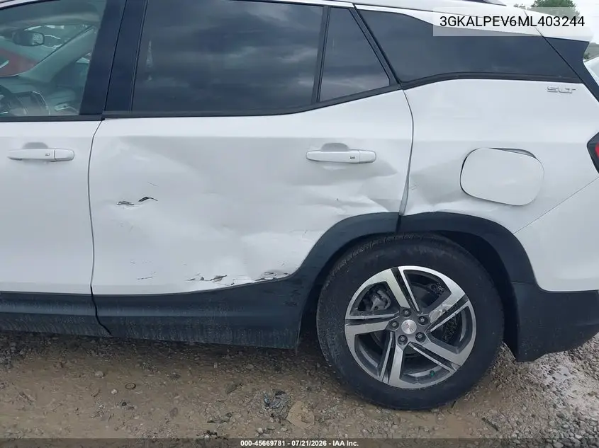 2021 GMC Terrain Fwd Slt VIN: 3GKALPEV6ML403244 Lot: 45669781