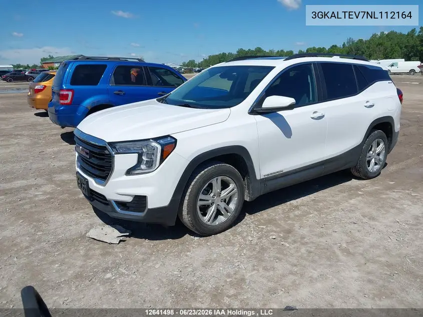 2022 GMC Terrain Sle VIN: 3GKALTEV7NL112164 Lot: 12641498