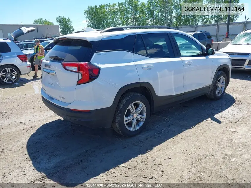 2022 GMC Terrain Sle VIN: 3GKALTEV7NL112164 Lot: 12641498