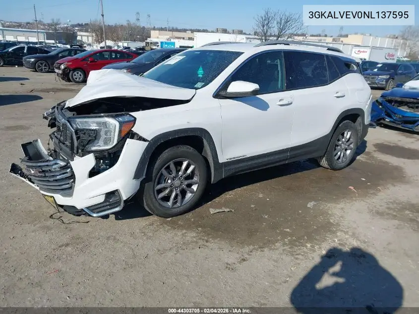 2022 GMC Terrain Awd Slt VIN: 3GKALVEV0NL137595 Lot: 44303705