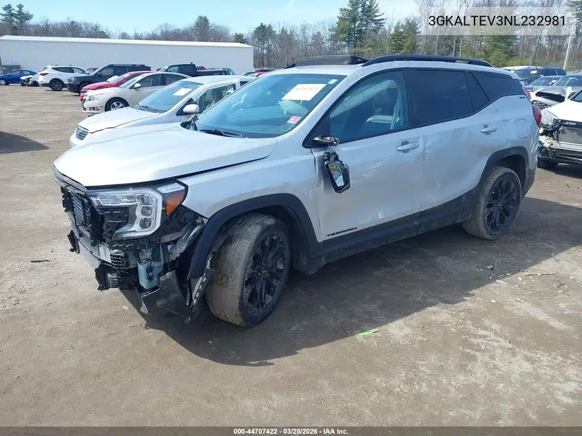 2022 GMC Terrain Awd Sle VIN: 3GKALTEV3NL232981 Lot: 44707422