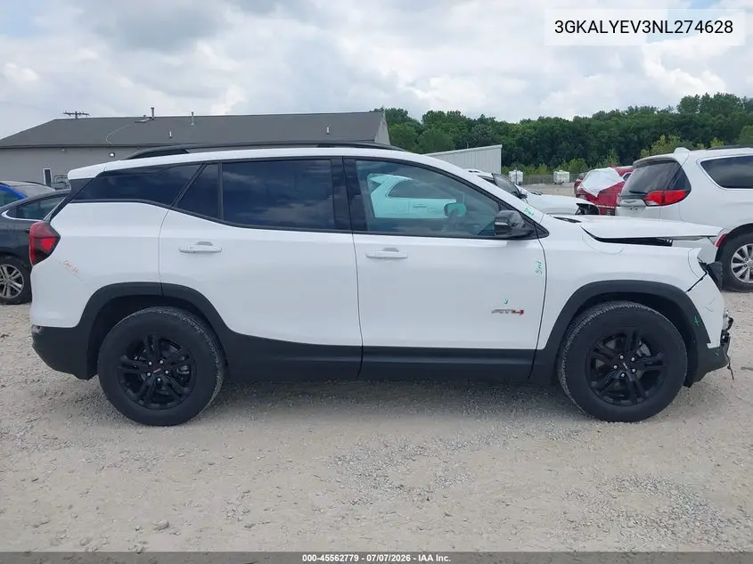 2022 GMC Terrain Awd At4 VIN: 3GKALYEV3NL274628 Lot: 45562779