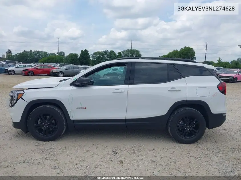 2022 GMC Terrain Awd At4 VIN: 3GKALYEV3NL274628 Lot: 45562779