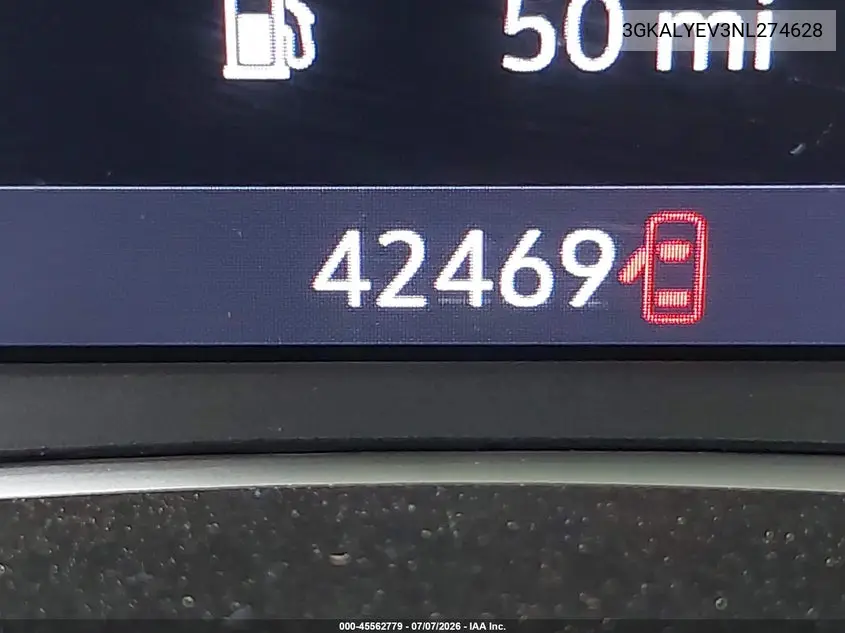 2022 GMC Terrain Awd At4 VIN: 3GKALYEV3NL274628 Lot: 45562779