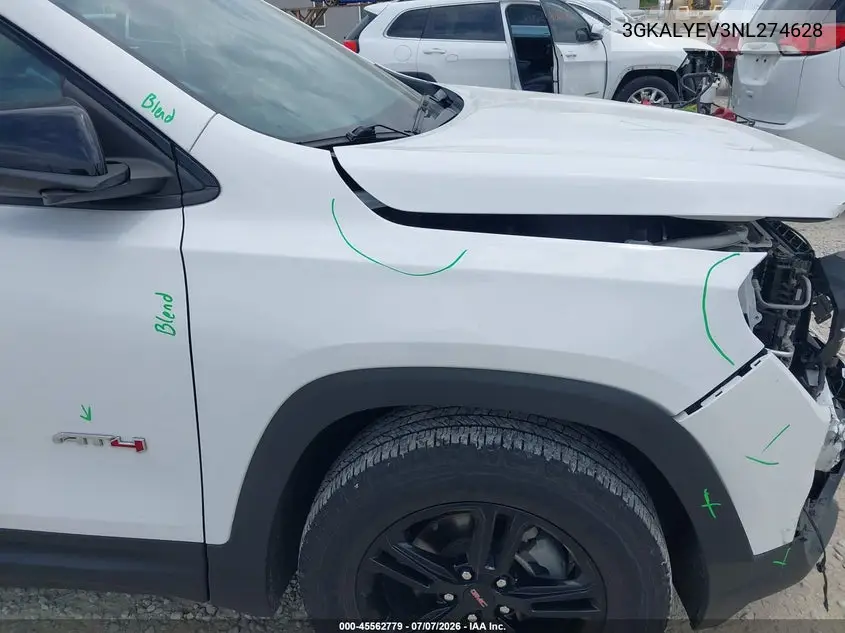 2022 GMC Terrain Awd At4 VIN: 3GKALYEV3NL274628 Lot: 45562779