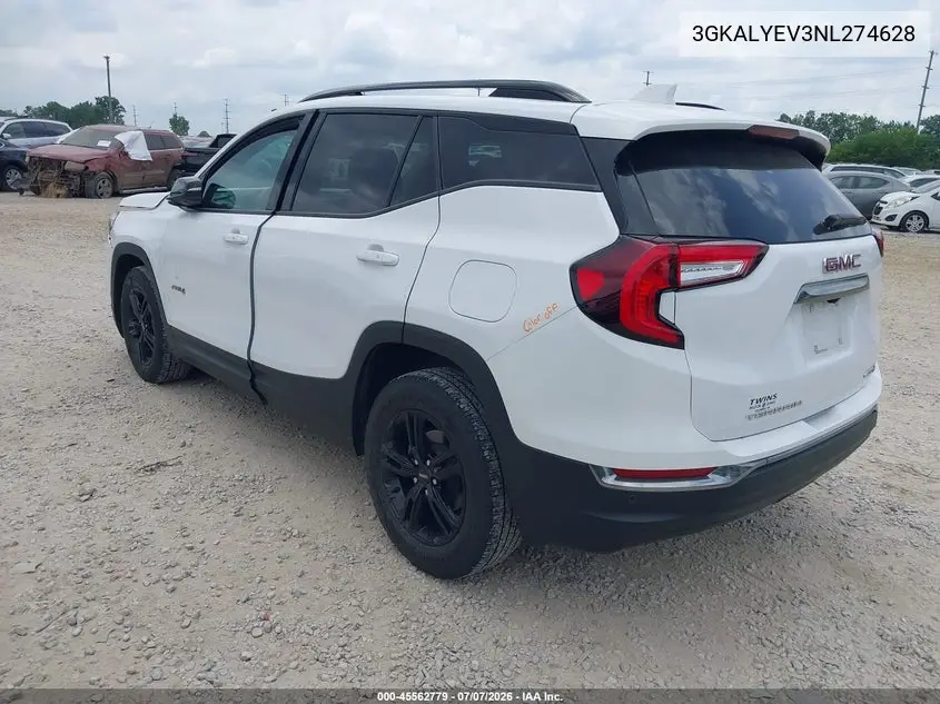 2022 GMC Terrain Awd At4 VIN: 3GKALYEV3NL274628 Lot: 45562779
