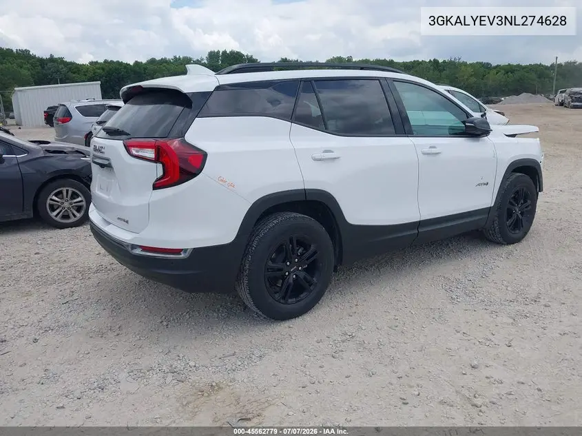 2022 GMC Terrain Awd At4 VIN: 3GKALYEV3NL274628 Lot: 45562779