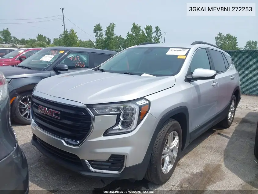 2022 GMC Terrain Fwd Sle VIN: 3GKALMEV8NL272253 Lot: 45649825