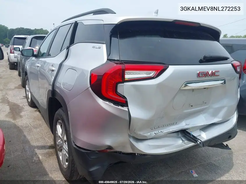 2022 GMC Terrain Fwd Sle VIN: 3GKALMEV8NL272253 Lot: 45649825