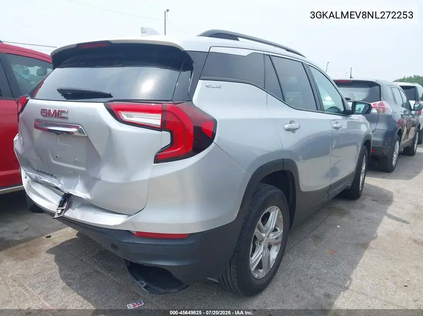 2022 GMC Terrain Fwd Sle VIN: 3GKALMEV8NL272253 Lot: 45649825