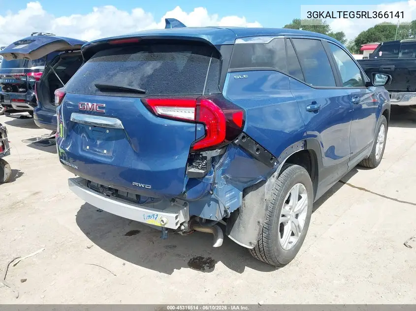 2024 GMC Terrain Awd Sle VIN: 3GKALTEG5RL366141 Lot: 45316514