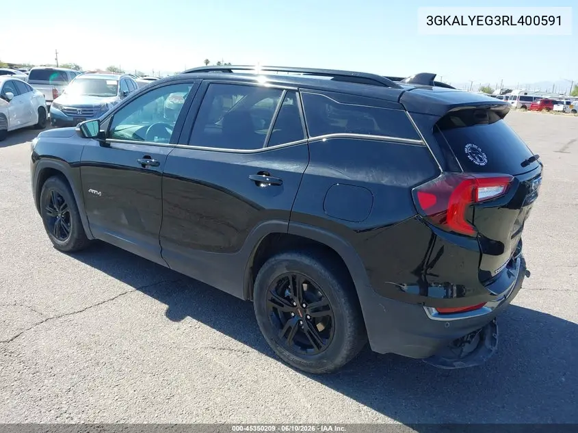 2024 GMC Terrain Awd At4 VIN: 3GKALYEG3RL400591 Lot: 45350209