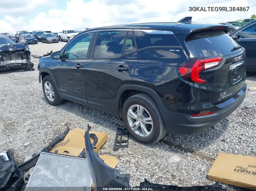 2024 GMC Terrain Awd Sle VIN: 3GKALTEG9RL384867 Lot: 45656898
