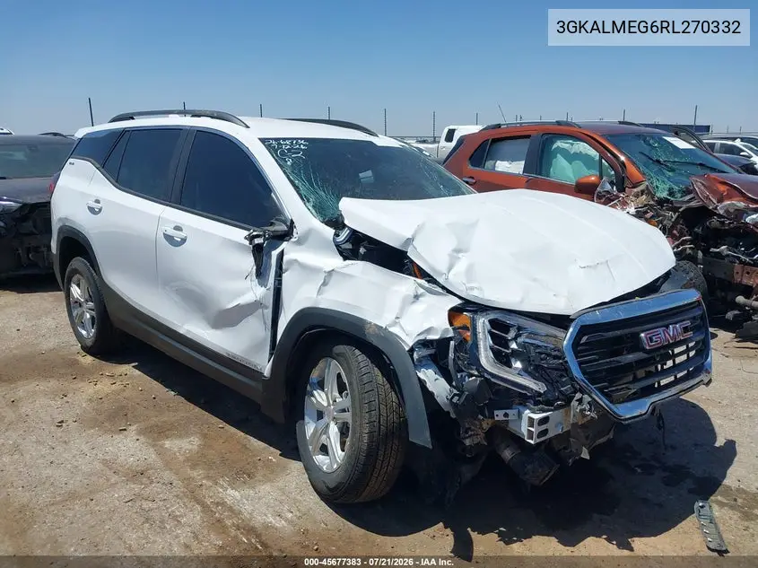 2024 GMC Terrain Fwd Sle VIN: 3GKALMEG6RL270332 Lot: 45677383