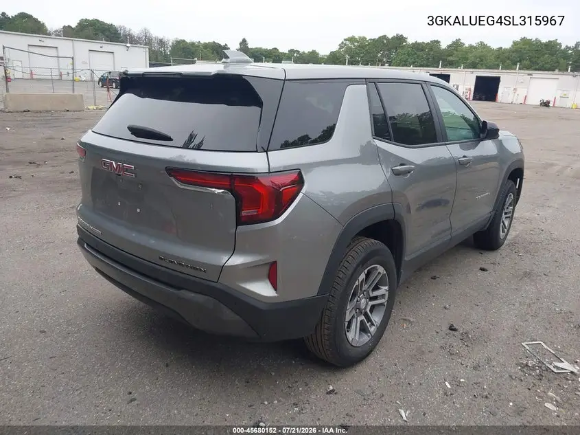 2025 GMC Terrain Awd Elevation VIN: 3GKALUEG4SL315967 Lot: 45680152