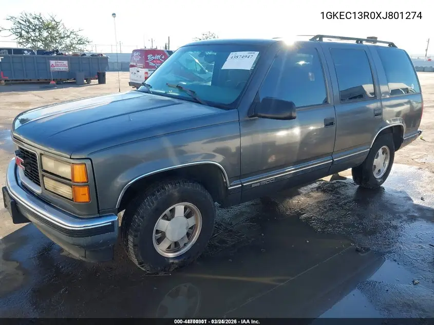 1GKEC13R0XJ801274 1999 GMC Yukon Sle