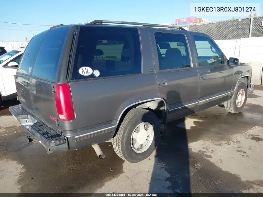 1GKEC13R0XJ801274 1999 GMC Yukon Sle