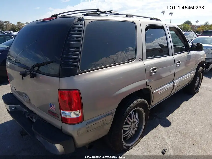 2000 GMC Yukon VIN: 1GKEK13T0YJ197452 Lot: 45460233