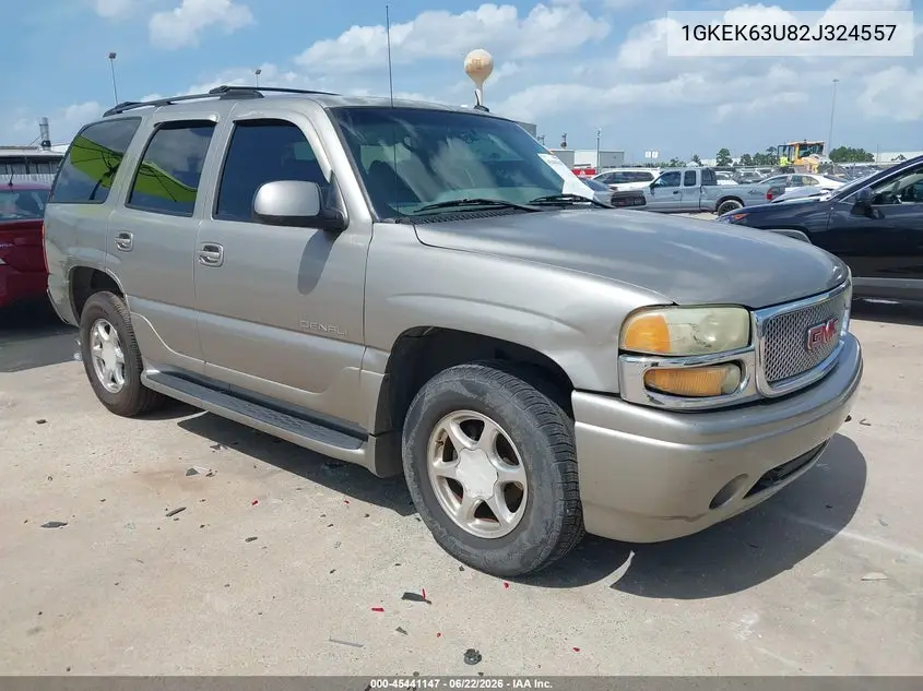 2002 GMC Yukon Denali VIN: 1GKEK63U82J324557 Lot: 45441147