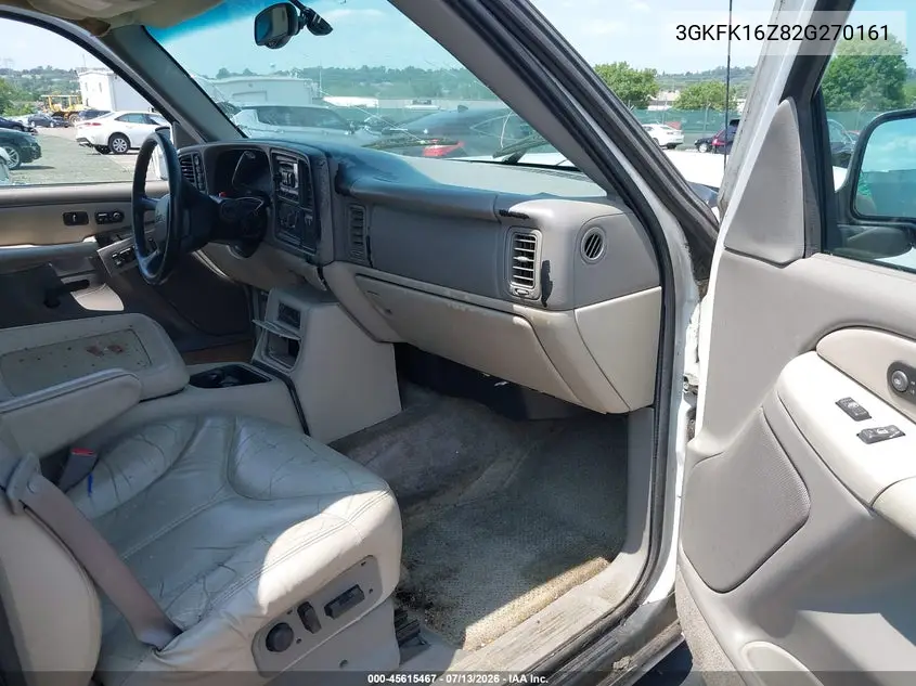 2002 GMC Yukon Xl 1500 Slt VIN: 3GKFK16Z82G270161 Lot: 45615467