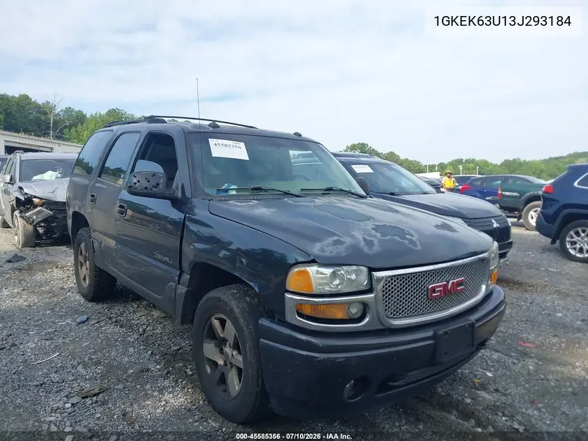 2003 GMC Yukon Denali VIN: 1GKEK63U13J293184 Lot: 45585356
