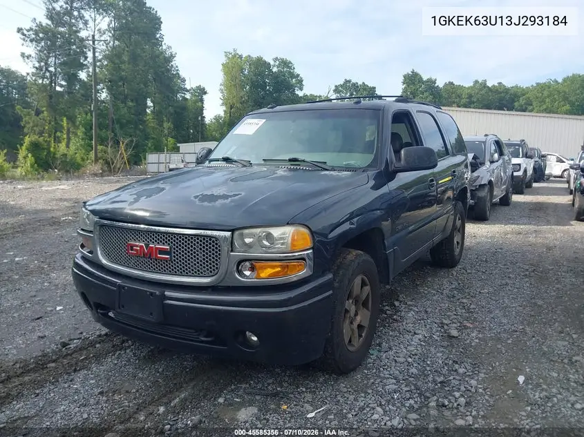 2003 GMC Yukon Denali VIN: 1GKEK63U13J293184 Lot: 45585356