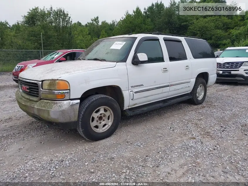 2003 GMC Yukon Xl 1500 Slt VIN: 3GKEC16Z63G168996 Lot: 45625303