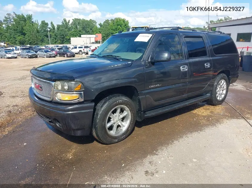 2004 GMC Yukon Xl 1500 Denali VIN: 1GKFK66U54J229327 Lot: 45185088