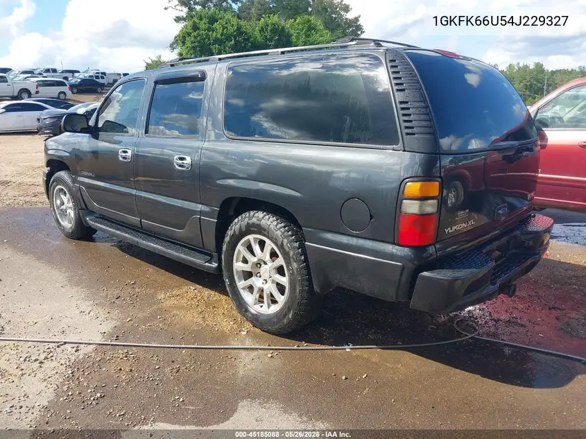 2004 GMC Yukon Xl 1500 Denali VIN: 1GKFK66U54J229327 Lot: 45185088
