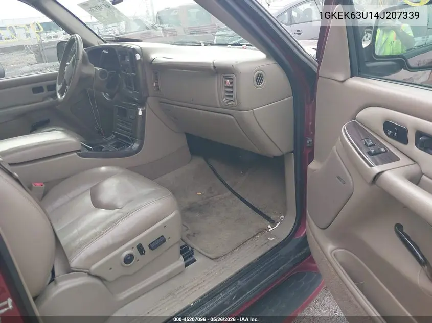 2004 GMC Yukon Denali VIN: 1GKEK63U14J207339 Lot: 45207096