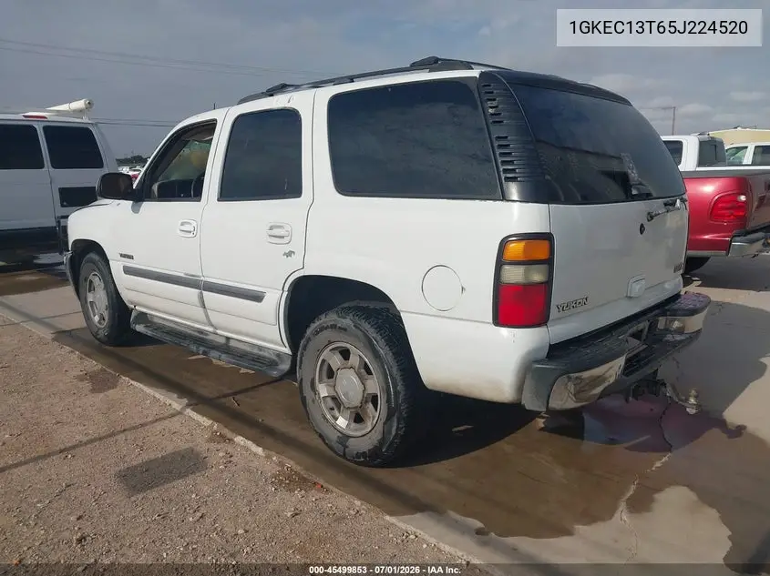 2005 GMC Yukon Slt VIN: 1GKEC13T65J224520 Lot: 45499853