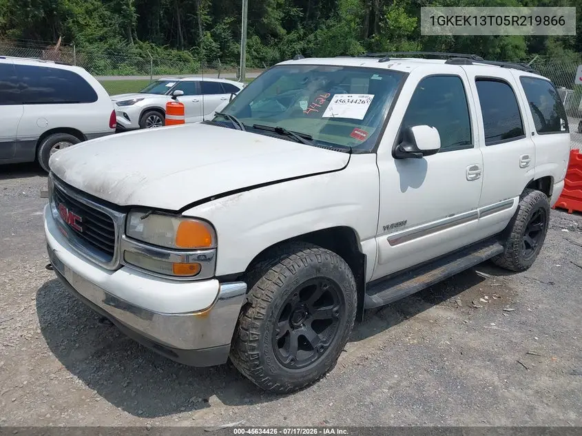 2005 GMC Yukon Slt VIN: 1GKEK13T05R219866 Lot: 45634426