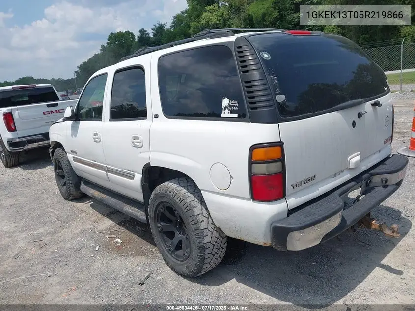 2005 GMC Yukon Slt VIN: 1GKEK13T05R219866 Lot: 45634426