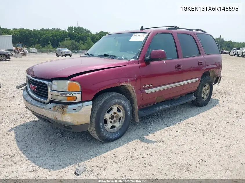 2006 GMC Yukon Slt VIN: 1GKEK13TX6R145695 Lot: 45625488