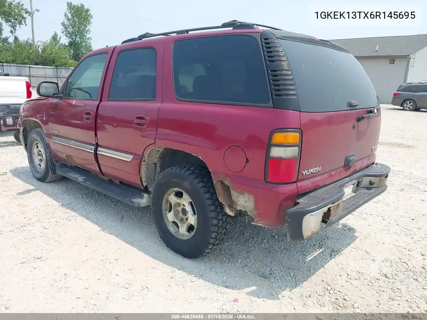 2006 GMC Yukon Slt VIN: 1GKEK13TX6R145695 Lot: 45625488