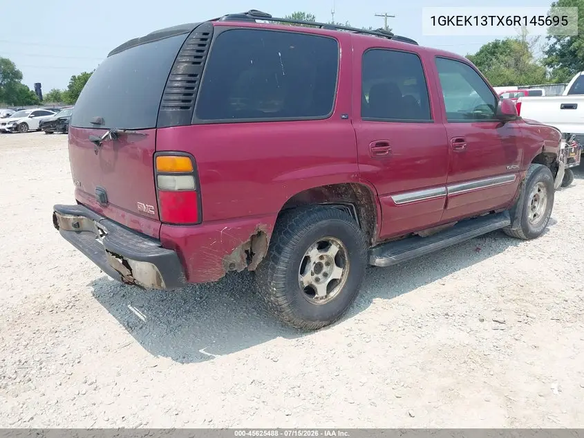 2006 GMC Yukon Slt VIN: 1GKEK13TX6R145695 Lot: 45625488